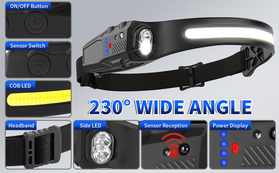 rechargeable headlamp