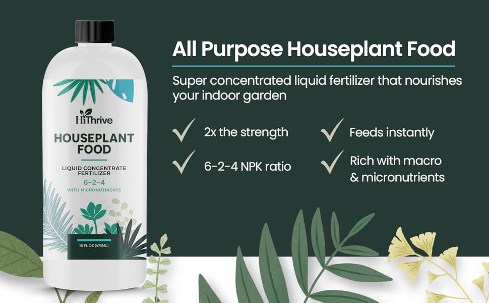 Houseplant Food, All Purpose Indoor Plant Food, Indoor Plant Fertilizer