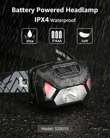 waterproof headlamp