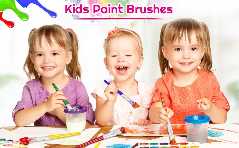 kids paint brushes