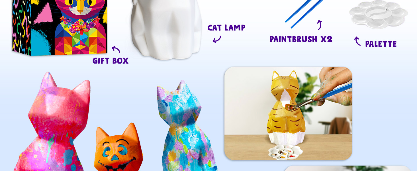 cat lamp night light