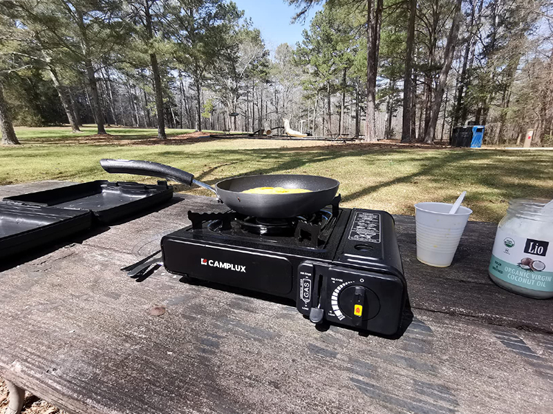 Camplux Dual Fuel Propane &amp; Butane Stove with Carrying Case, Portable Camping Stoves