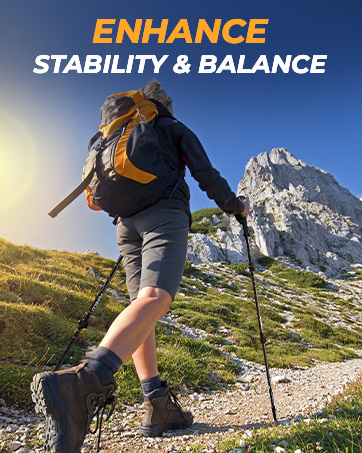 trekking poles for stability and balance walking improved support uneven terrain hiking joint relief